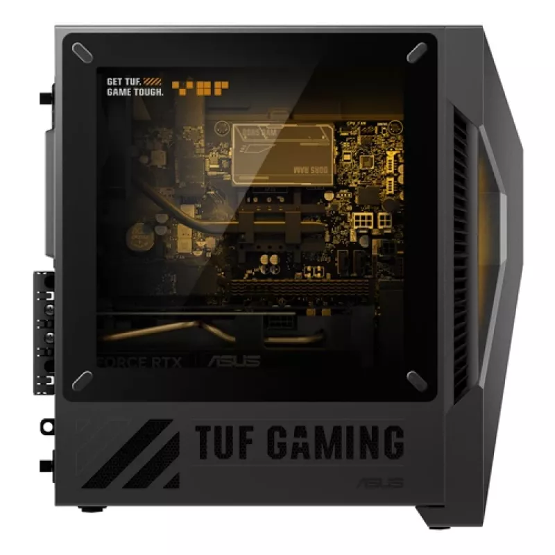 ASUS TUF Gaming T500 TM500MH-0R7260040W PC de secretária, AMD Ryzen 7 260, 16 GB DDR5, 1 TB SSD, GeForce RTX 5060, Windows 11 Home, cinzento