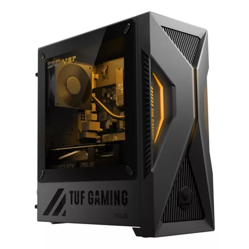 ASUS TUF Gaming T500 TM500MH-0R7260040W PC de secretária, AMD Ryzen 7 260, 16 GB DDR5, 1 TB SSD, GeForce RTX 5060, Windows 11 Home, cinzento