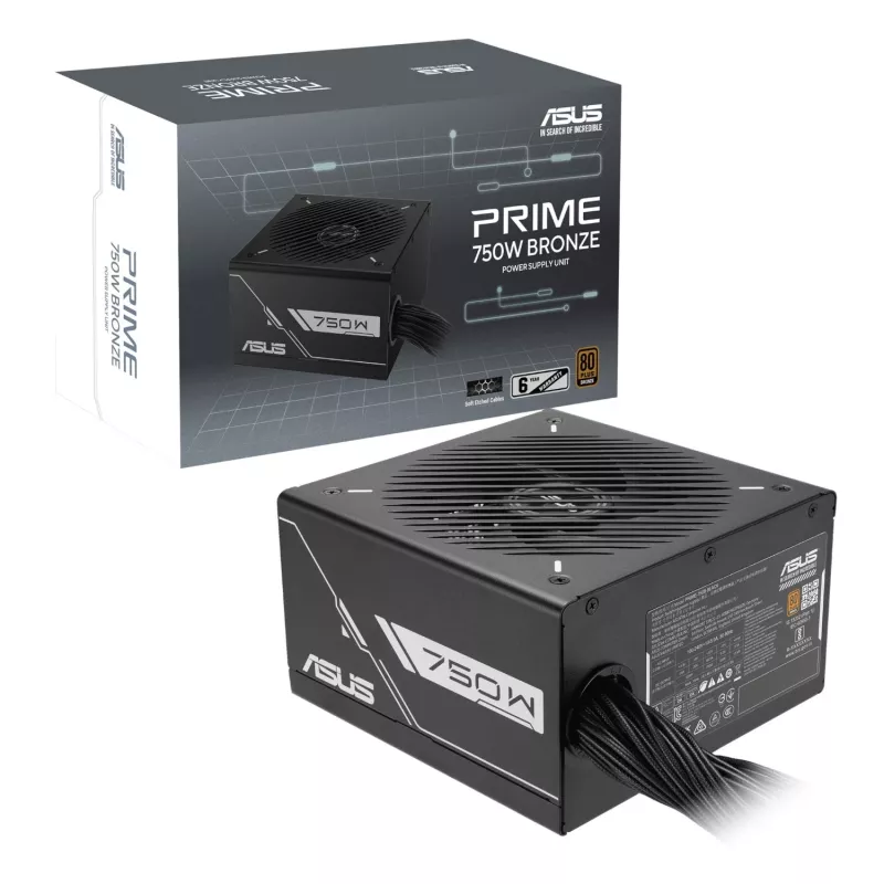 Conjunto ASUS UWM 2 caixa de gaming/placa gráfica/fonte de alimentação (A31 PLUS | RX 7600 | PRIME 750W)