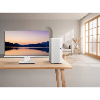 ASUS V500 Mini Tower V501MV-05210H052W Intel Core 5 210H 8GB DDR5 512GB SSD Windows 11 Home PC preto madeira