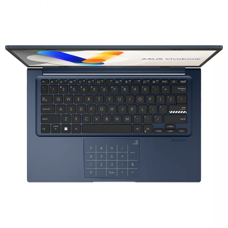 Portátil ASUS Vivobook 14 X1404VA-DISEB2213W, 14 polegadas Full HD IPS, Intel Core 3 100U, 8GB DDR5, 256GB SSD, Windows 11 Home, teclado francês AZERTY