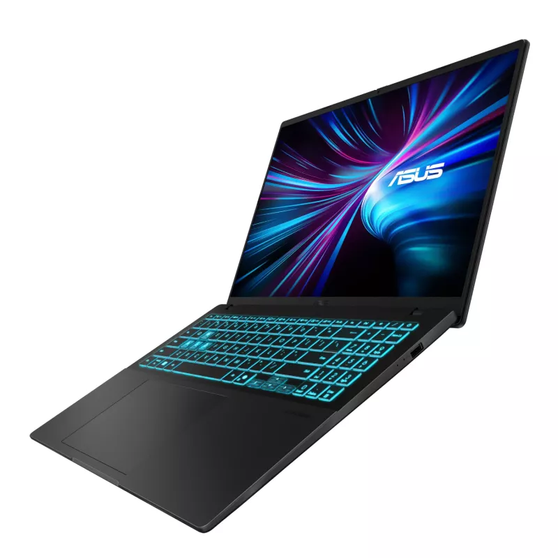ASUS VivoBook 16 V3607VH portátil gaming, 16 polegadas WUXGA 120Hz, Intel Core 7 240H, GeForce RTX 5050, 16GB DDR5, 1TB SSD, Windows 11 Pro, preto