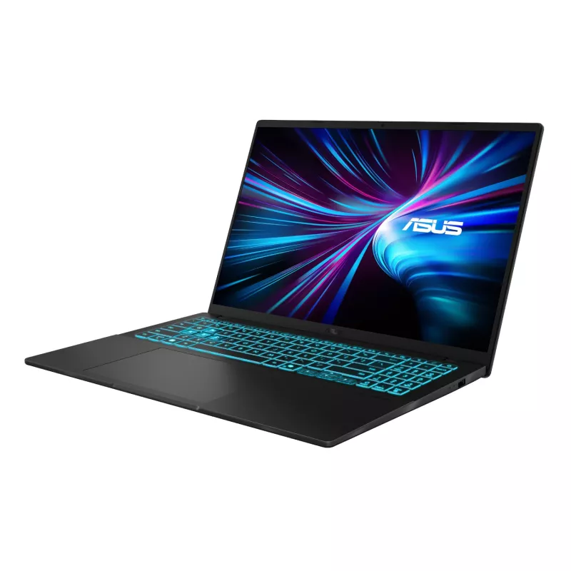 ASUS VivoBook 16 V3607VH portátil gaming, 16 polegadas WUXGA 120Hz, Intel Core 7 240H, GeForce RTX 5050, 16GB DDR5, 1TB SSD, Windows 11 Pro, preto