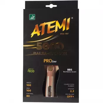 Raquete de Ténis de Mesa Atemi 5000 Pro Côncava
