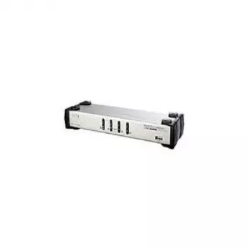 ATEN CS-1744 comutador KVMP Dual-View com USB e áudio, 4 portas, VGA, 2048x1536, metal