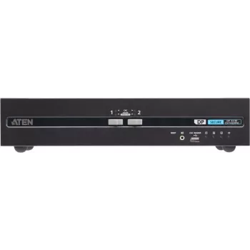 ATEN CS1142DP4C KVM Switch seguro de 2 portas com Dual DisplayPort, suporte CAC e conformidade PSD PP v4.0