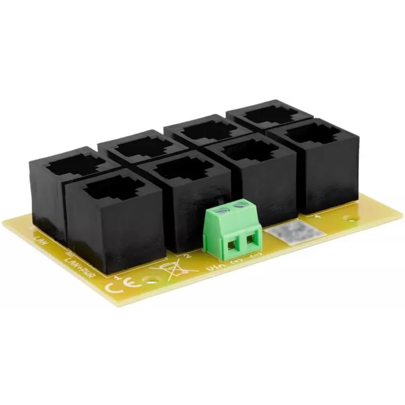 ATTE AEPI-4-10-OF Adaptador PoE passivo de 4 canais, 10/100 Mbps