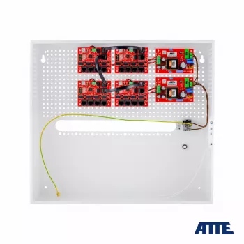 Switch PoE ATTE IP-17-11-H 17 portas PoE+ 250W 18 portas total 1 uplink Gigabit