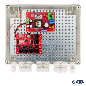 Switch PoE externo ATTE IP-5-11-L2 de 5 portas para 5 câmaras IP