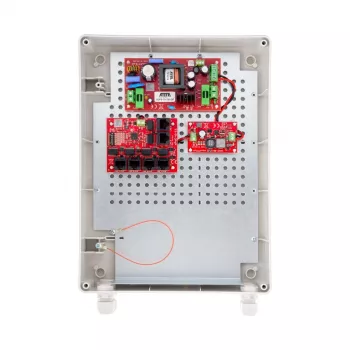 Switch PoE ATTE IPUPS-5-11-XL2 de 5 portas com fonte de alimentação com buffer integrada