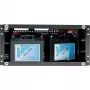 ATTE IPUPS-8-20-R5U0 Switch PoE rackmount de 10 portas com 8 portas PoE e 2 uplinks Gigabit, orçamento de 120W