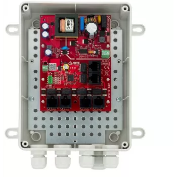 ATTE switch PoE IPB-5-10A-M2 5 portas não gerido industrial montagem em calha DIN/parede