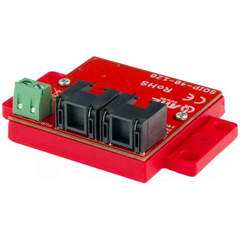 ATTE SDIP-40-120 Fonte de alimentação PoE, 48W, 40V DC, 10/100 Mbps