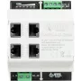 ATTE SWPS-4-11-DIN4 Switch PoE+ industrial de 4 portas com fonte de alimentação integrada, montagem em calha DIN, orçamento 60W
