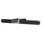 AUDAC MBS101R Conjunto de suportes de montagem para colunas de série MERO - preto, metal, 2 suportes