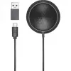 Microfone de superfície condensador Audio-Technica ATR4697-USB preto USB-C USB-A
