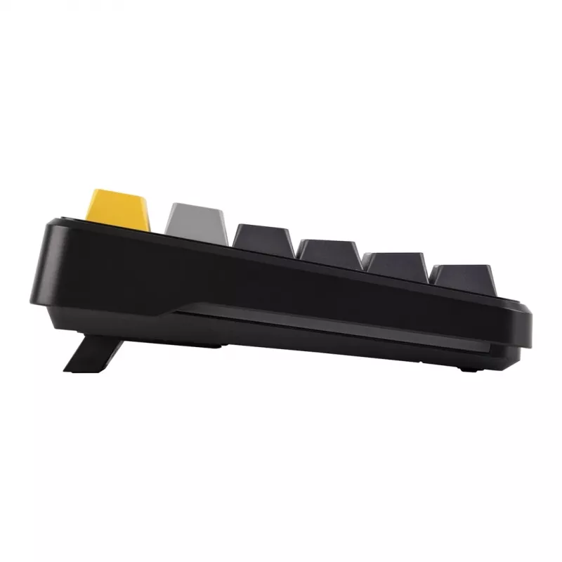 Teclado AULA F108 cinzento+laranja+cinzento escuro Gasket com switches Volcano RGB