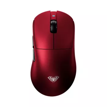 AULA SC900 Pro Red Rato - Rato gaming sem fios tri-mode com sensor PAW3395, 26000 DPI, RGB, 75g
