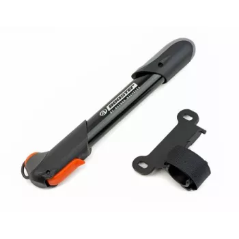 Bomba de mão Author AAP Booster Mini – Presta/Schrader, 120 PSI, preto