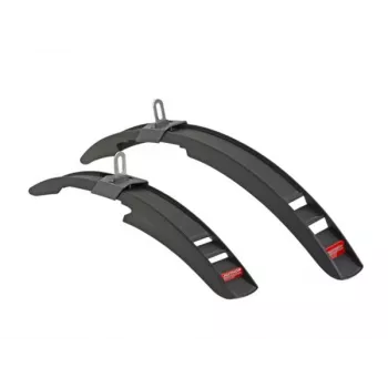 Author AXP Junior 16-20 conjunto de guarda-lamas – frente e trás, preto, para bicicletas de criança 16-20 polegadas