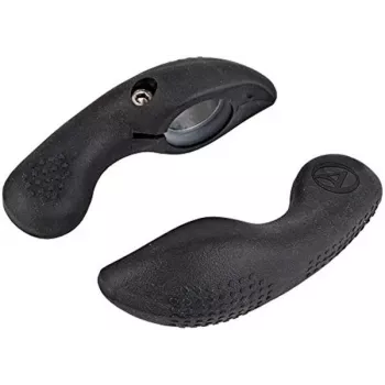 Terminais de guiador Author ABE-500 Pro GripLock (preto)