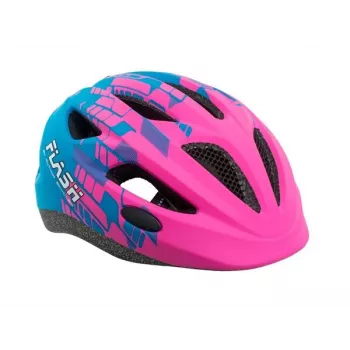 Author Flash Inmold X8 capacete, rosa/azul, 47-51 cm