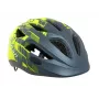 Capacete de bicicleta para criança Author Flash Inmold X8 - cinzento/amarelo, 47-51 cm