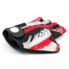 Luvas de ciclismo Author Junior X6, dedos curtos, M, vermelho/branco/preto