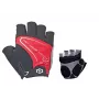 Author Lady Comfort Gel Luvas de ciclismo sem dedos - Tamanho mulher S, Vermelho/Preto