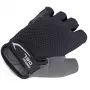 Luvas de ciclismo de dedos curtos com gel de conforto para homem AUTHOR – preto/cinzento, tamanho M