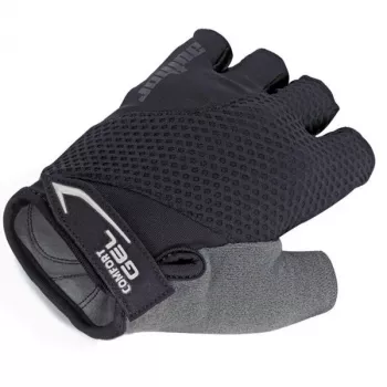 Author luvas de ciclismo de dedos curtos Comfort Gel para homem X24 - preto (tamanho S)
