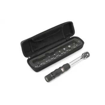 Author Tool CC TW5 Chave Dinamométrica 2-14 Nm com Bits, Encaixe de 1/4 polegada, Calibrada, Preto/Prateado