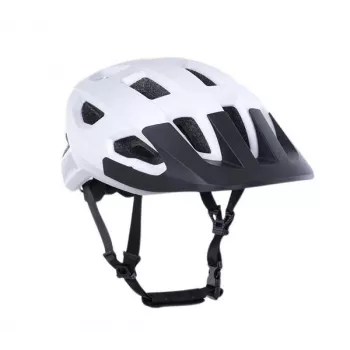 Author Vento capacete de bicicleta InMold LED USB 52-55 cm prateado/branco