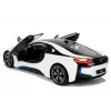 Carro R/C BMW i8 Rastar 1:14 branco com portas automáticas