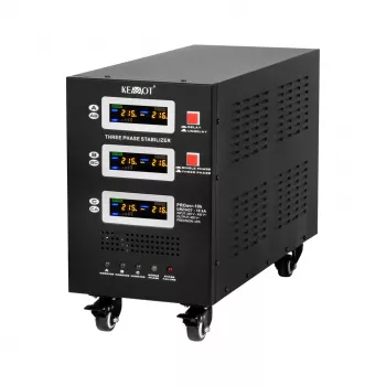 Estabilizador de Tensão Trifásico Automático KEMOT PROavr-10k 10 kVA