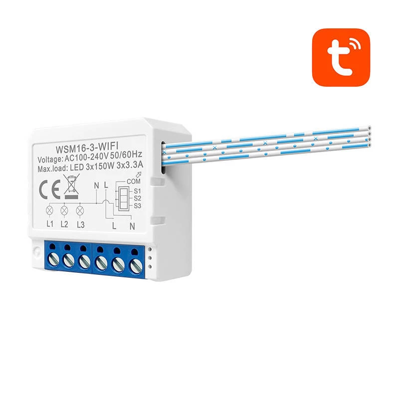 Módulo de interruptor inteligente AVATTO WSM16-W3 WiFi Tuya
