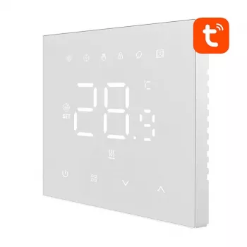 AVATTO WT410-16A-W Termostato inteligente WiFi para piso radiante elétrico, 16A, branco