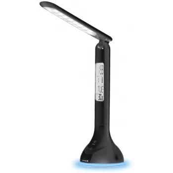 Candeeiro de mesa LED Avide ABLDLRGB-CALENDAR-4W-BL com calendário RGB, preto, 4W, 250lm