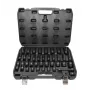 Conjunto de chaves de caixa de impacto AWTOOLS 1/2 polegadas 40 peças curtas e longas Black Line