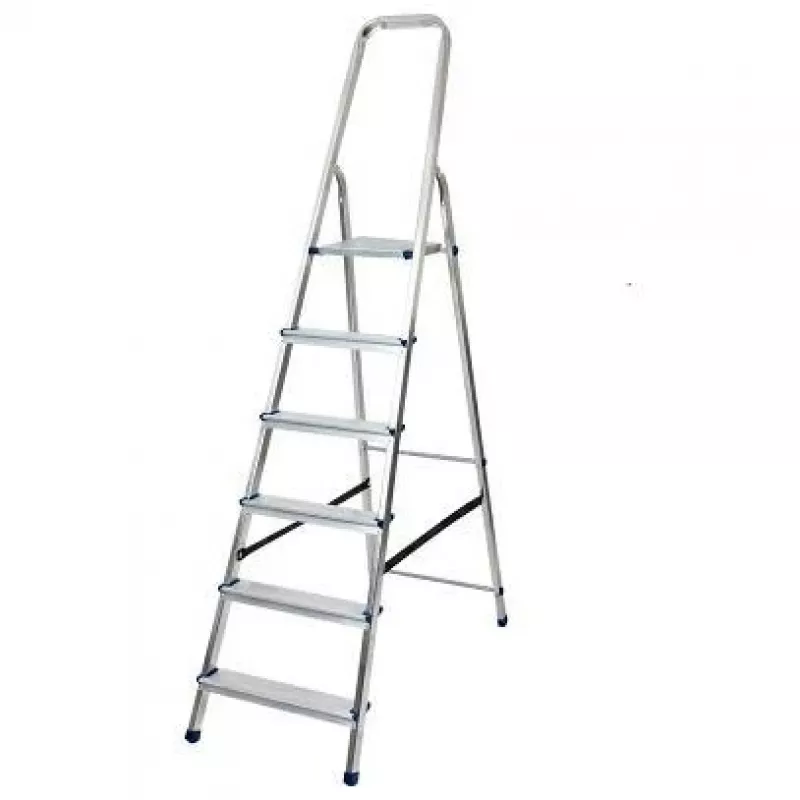 Escadote de alumínio AWTOOLS 6 degraus 150 kg