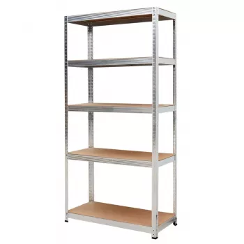 AWTOOLS AW estante 5 prateleiras 200x90x40 capacidade 250kg / 5,0mm - montagem rápida push-in