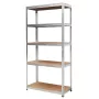 AWTOOLS AW estante 5 prateleiras 200x90x40 capacidade 250kg / 5,0mm - montagem rápida push-in