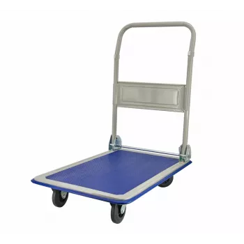 AWTOOLS AW carrinho de armazém 4 rodas 300kg plataforma 90x60cm