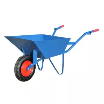 AWTOOLS AW00032 Carrinho de Jardim / Carrinho de Mão - Capacidade de Carga 200 kg, 100 L, Cuba de Aço Galvanizado, Pneus de Ar