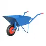 AWTOOLS AW00032 Carrinho de Jardim / Carrinho de Mão - Capacidade de Carga 200 kg, 100 L, Cuba de Aço Galvanizado, Pneus de Ar