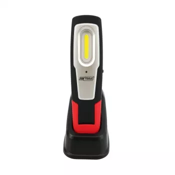 Lanterna de trabalho LED COB AWTOOLS AW17600 com base magnética e gancho giratório