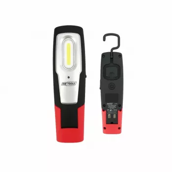 Lanterna de cabeça AWTOOLS AW17601 COB LED - 120 lúmenes, 3 modos, proteção contra salpicos IPX4, faixa de cabeça ajustável, a pilhas