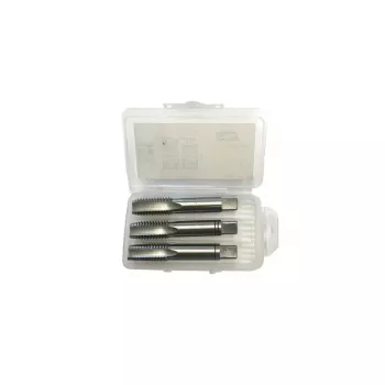 Conjunto de machos e cossinetes métricos AWTOOLS AW20266 de 20 peças M3-M12 | kit de roscagem HSS com chaves ajustáveis, pente de roscas e mala