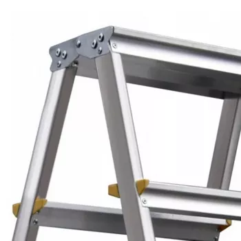 AWTOOLS AW23031 escada articulada multiusos 12 degraus 150 kg alumínio