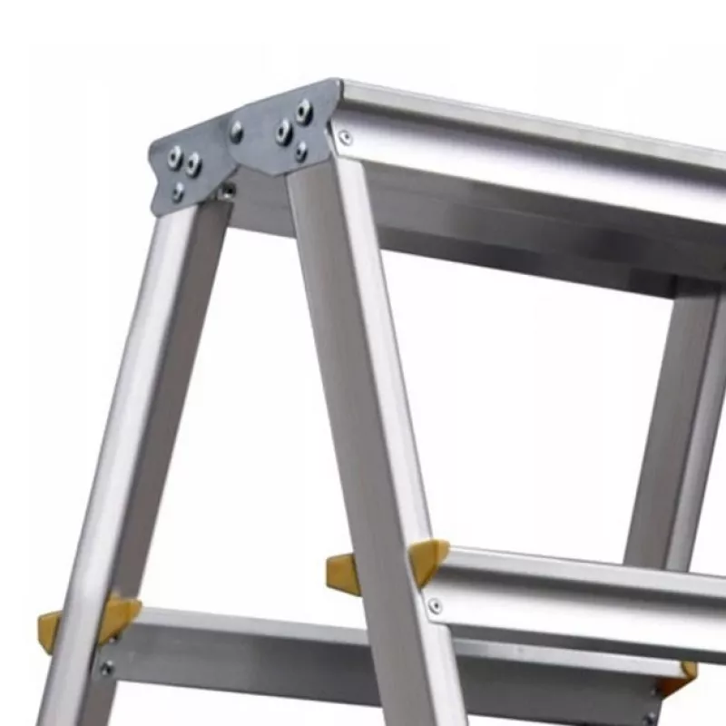 AWTOOLS AW23031 escada articulada multiusos 12 degraus 150 kg alumínio